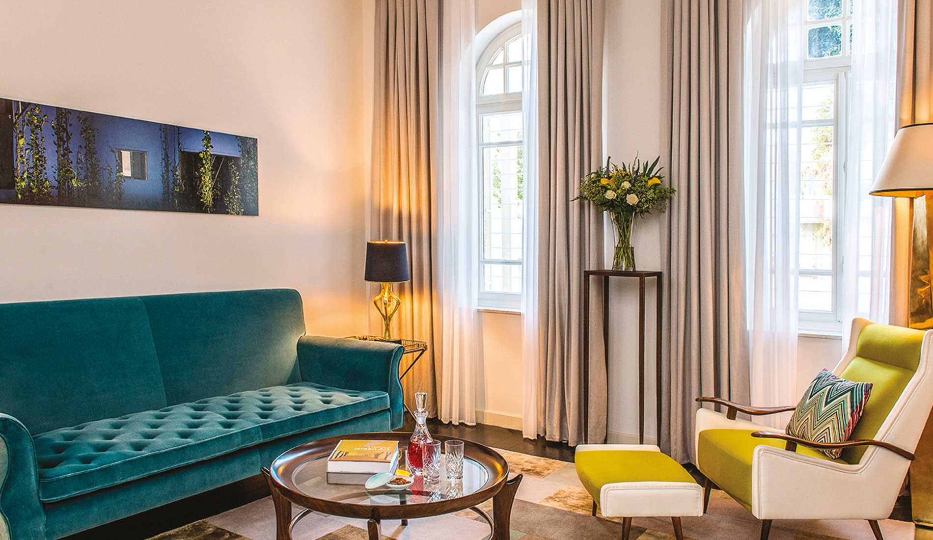 Hôtel de luxe The Norman Tel Aviv Israel salon