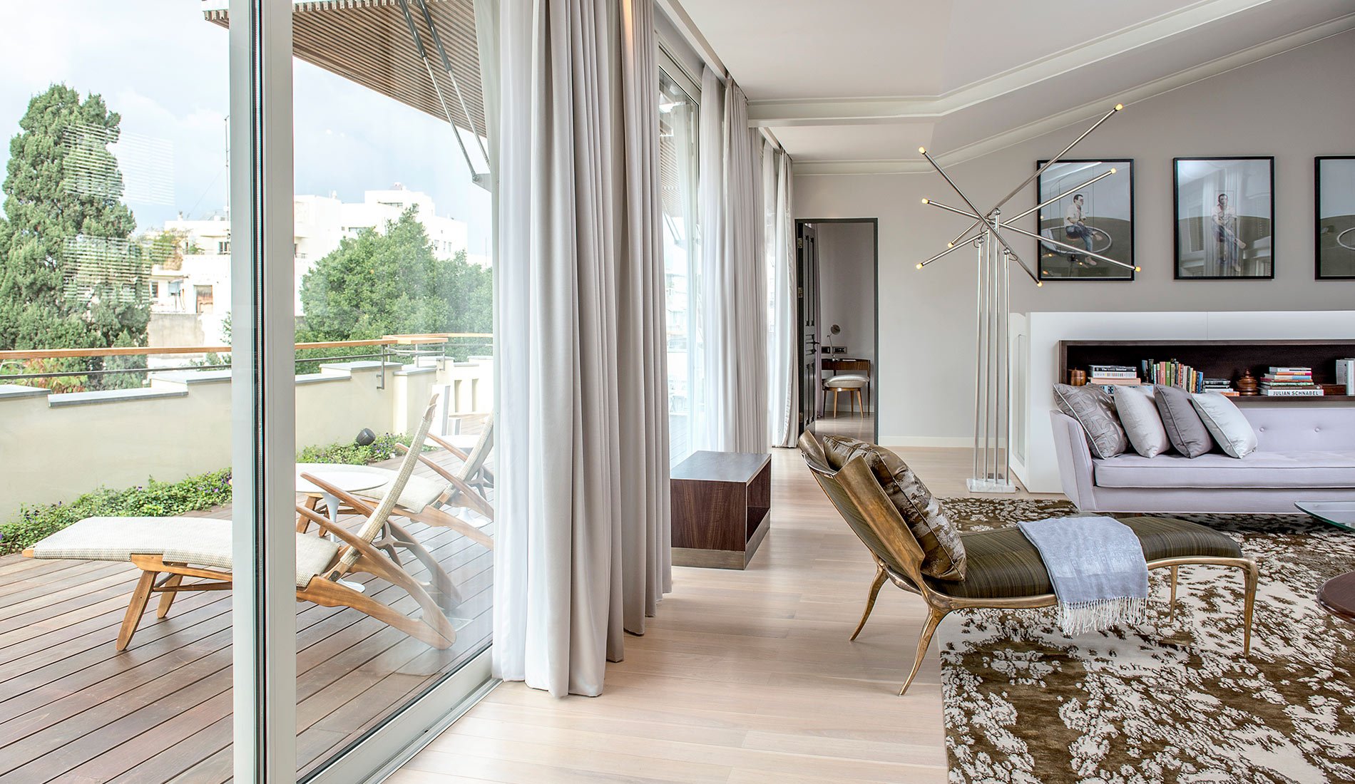 Hôtel de luxe The Norman Tel Aviv Israel salon chambre terrasse