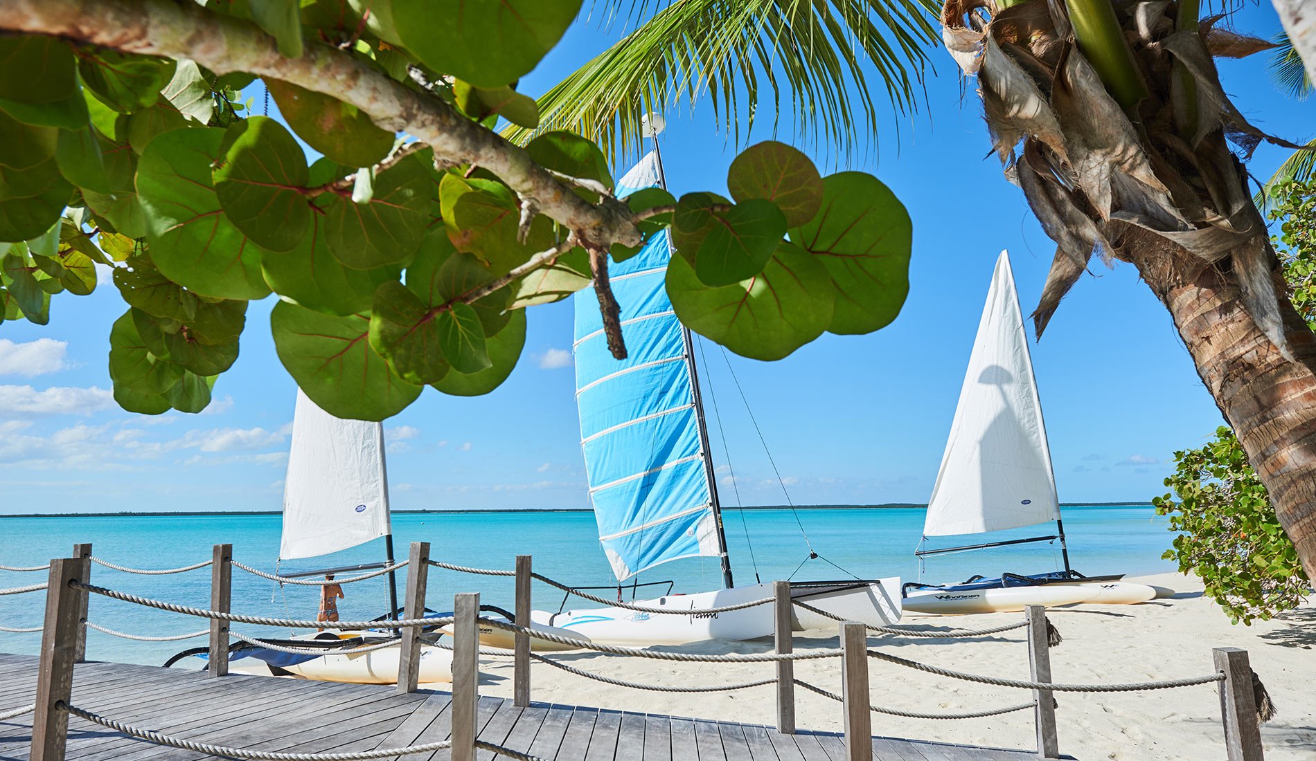 Ecolodge Tiamo Resort 5 étoiles Caraïbes Bahamas activités bateaux