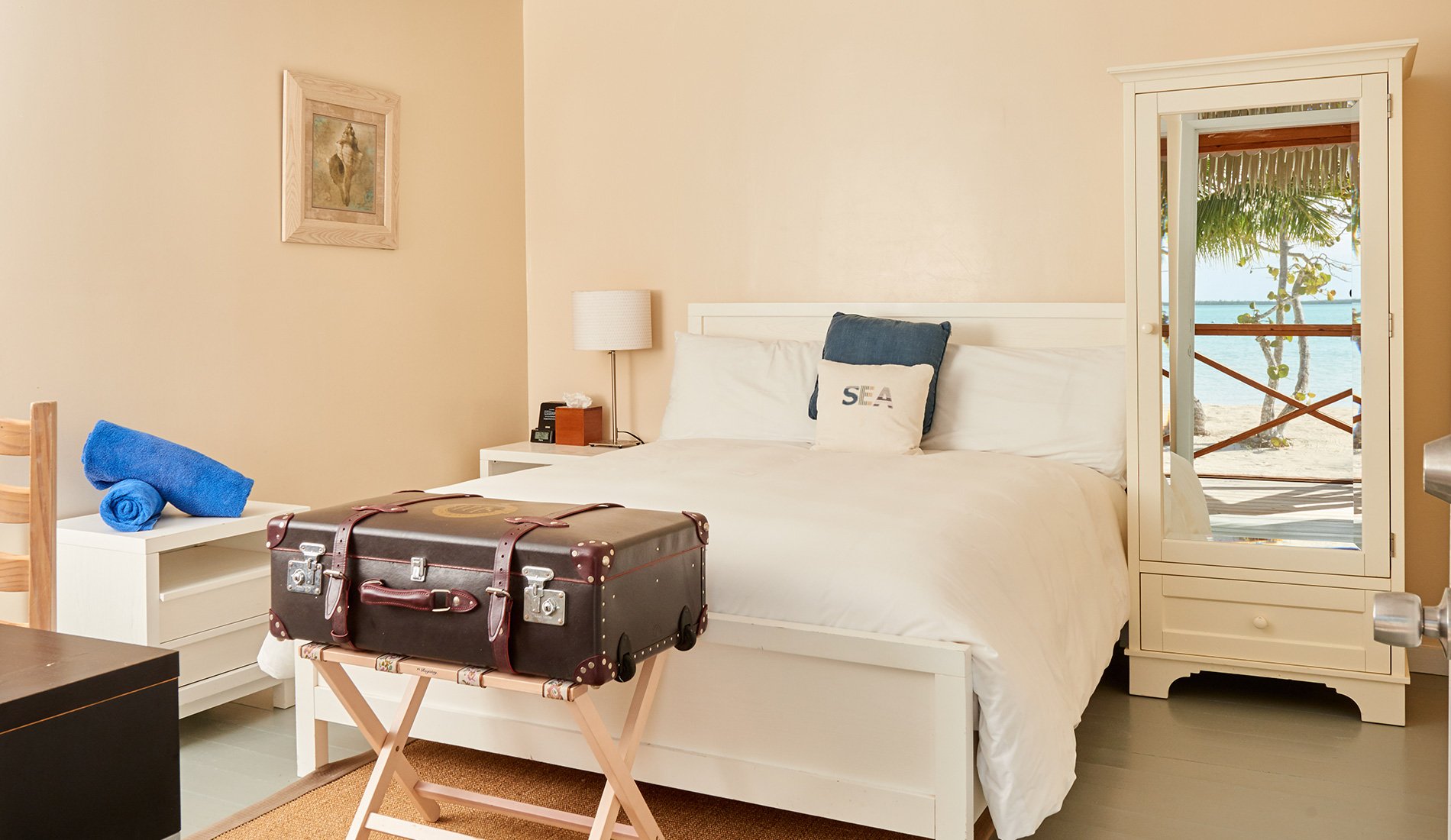 Ecolodge Tiamo Resort 5 étoiles Caraïbes Bahamas chambre