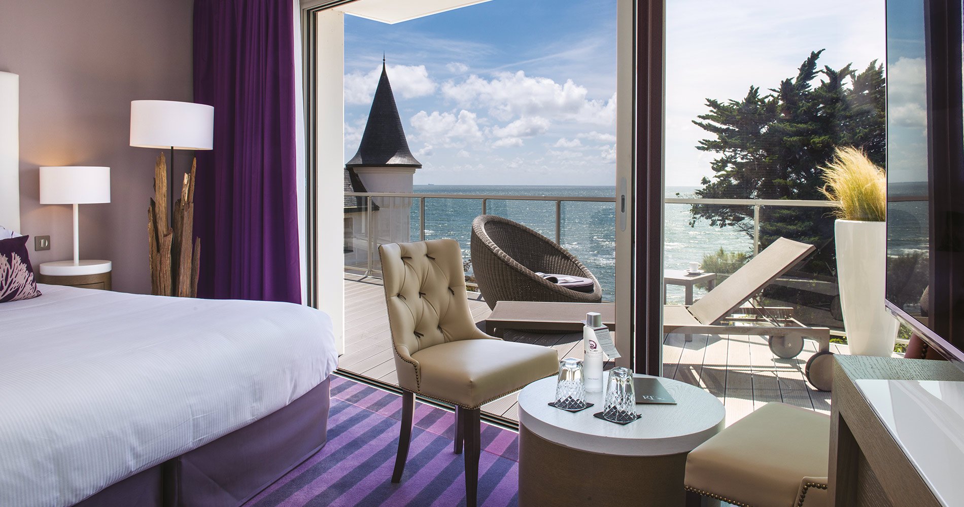 Hôtel de luxe Château des Tourelles Relais Thalasso Pornichet - Baie de la Baule 4* Thalasso Spa Baie de La Baule France chambre