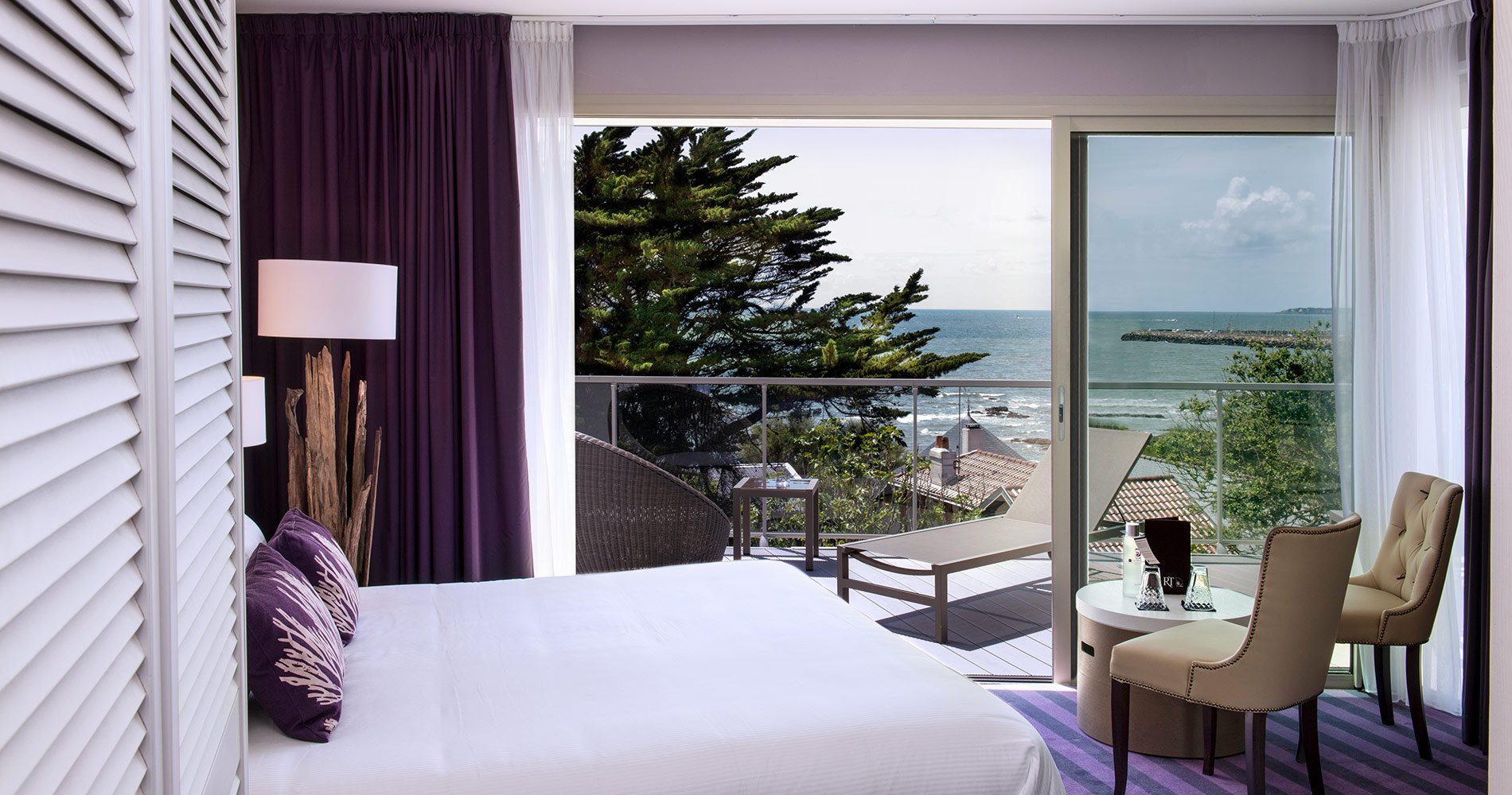 Hôtel de luxe Château des Tourelles Hôtel 4 étoiles Thalasso Spa Baie de La Baule France chambre