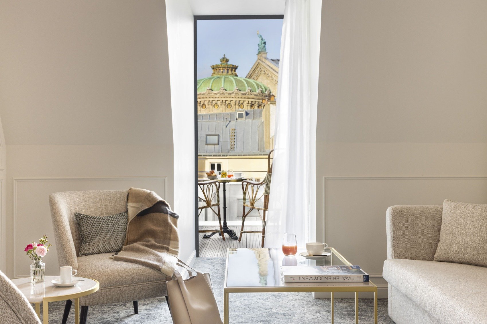 Hôtel de luxe - Maison Albar Hotels Le Vendome 5*- hôtel avec terrasse Paris vue sur les toits de Paris