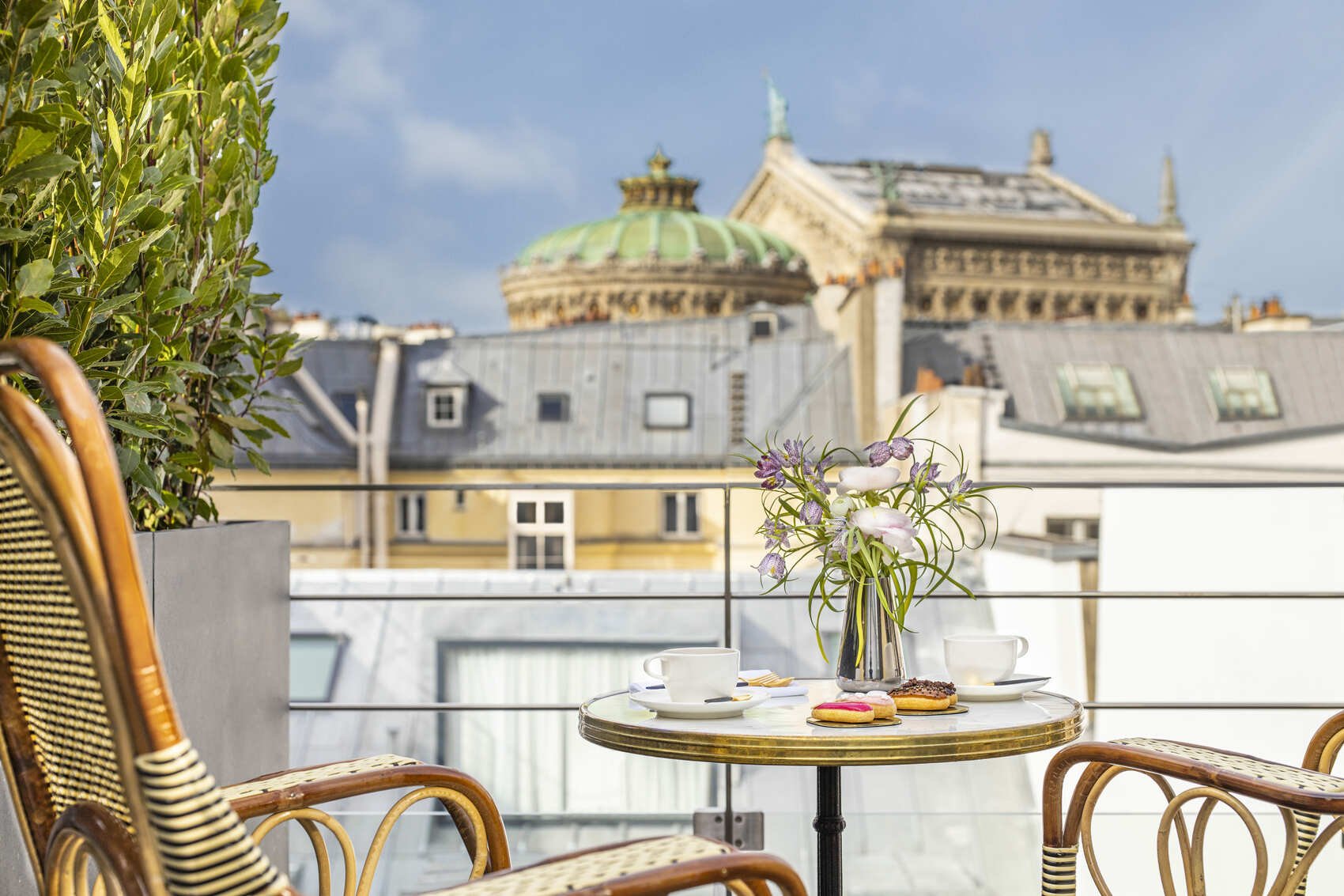 Hôtel de luxe - Maison Albar Hotels Le Vendome 5*- hôtel avec terrasse Paris vue sur les toits de Paris