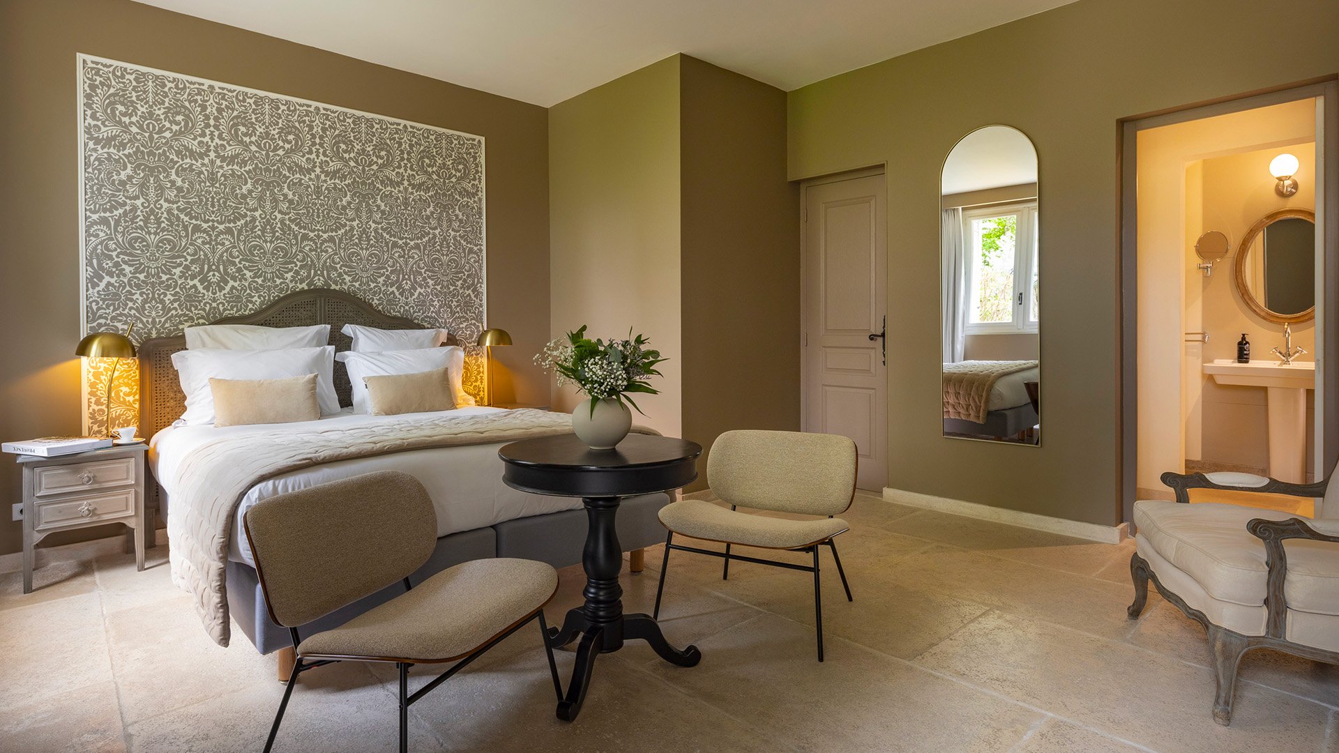 Hôtel France - AUVERGNE-RHÔNE-ALPES - CHÂTEAU LES OLIVIERS DE SALETTES - Chambre