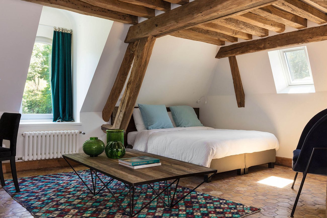 , Room bed Petit Grain maison d'hôtes Manoir de la Plage
