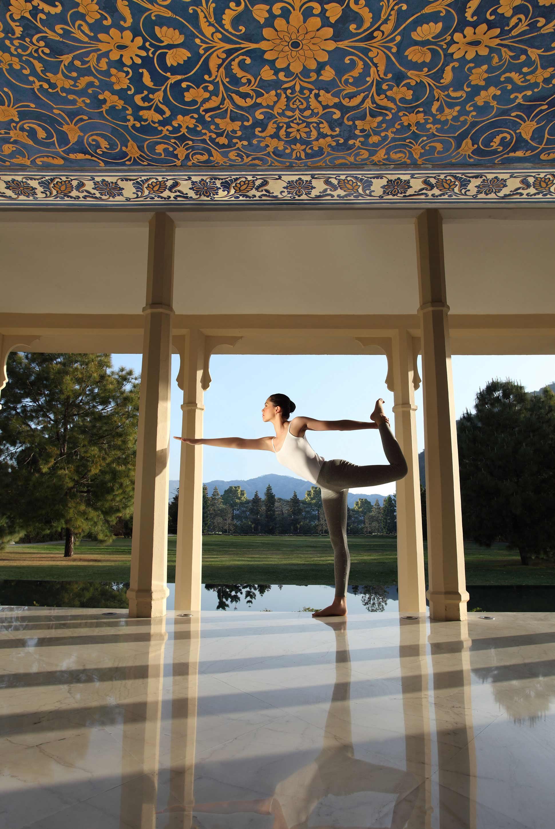 hôtel yoga bien-être Ananda in the Himalayas 5 étoiles Uttarakhand Inde yoga