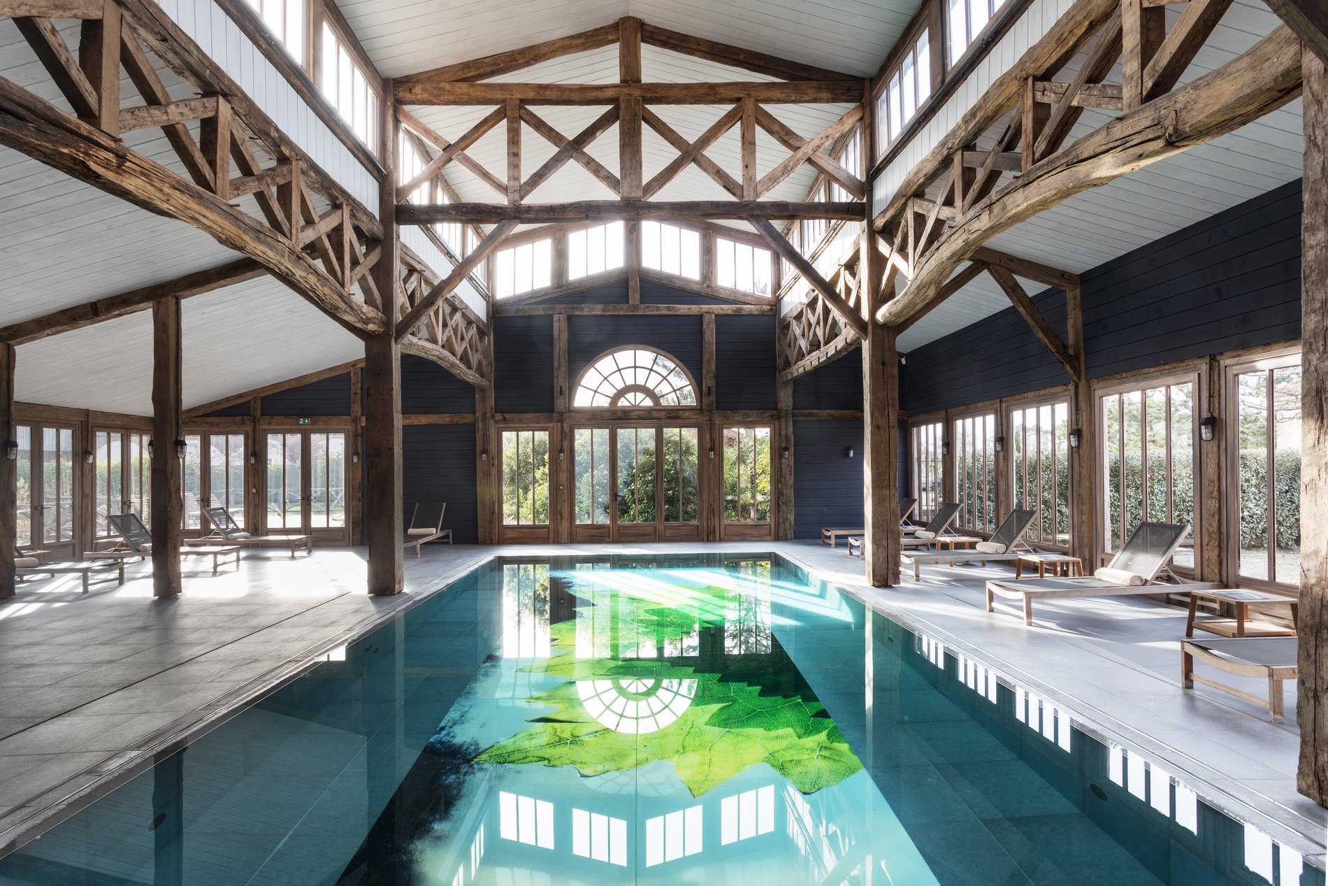 luxury hotel Les Sources de Caudalie 5 stars Martillac Bordeaux France swimming pool wellness relaxation