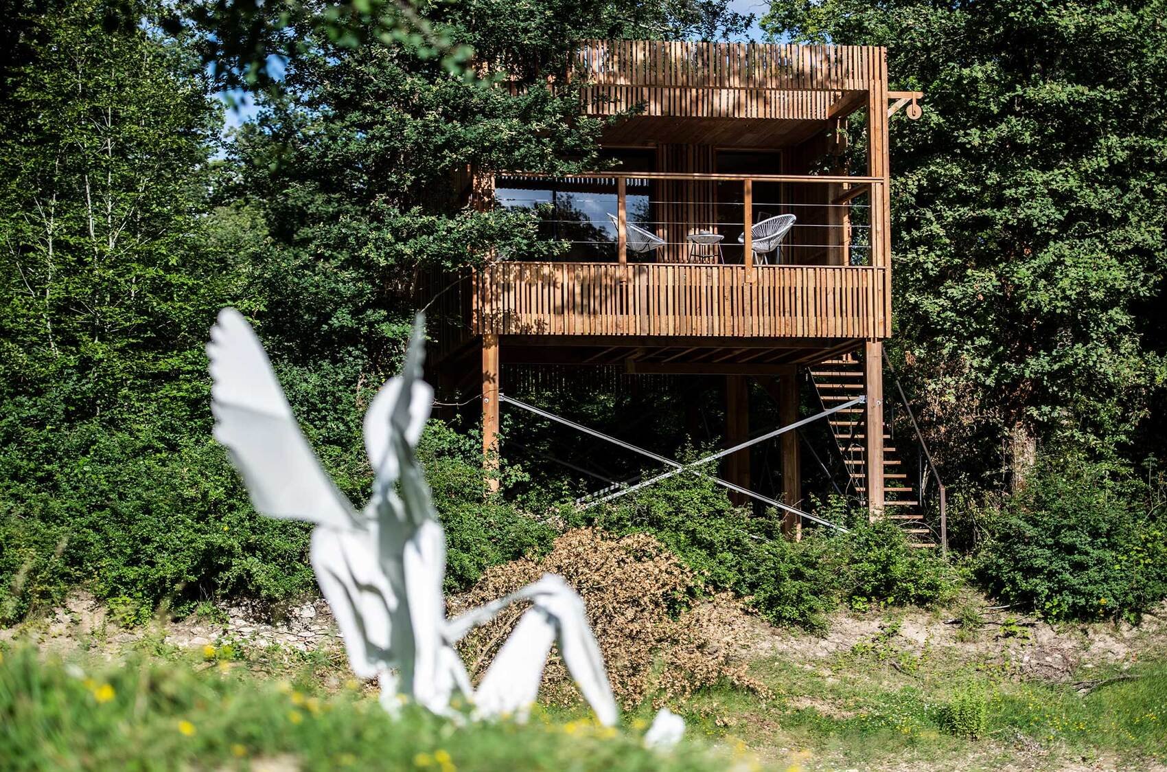 Loire Valley Lodges - cabanes dans les arbres - séjour insolite nature spa proche de Paris - sauna jacuzzi