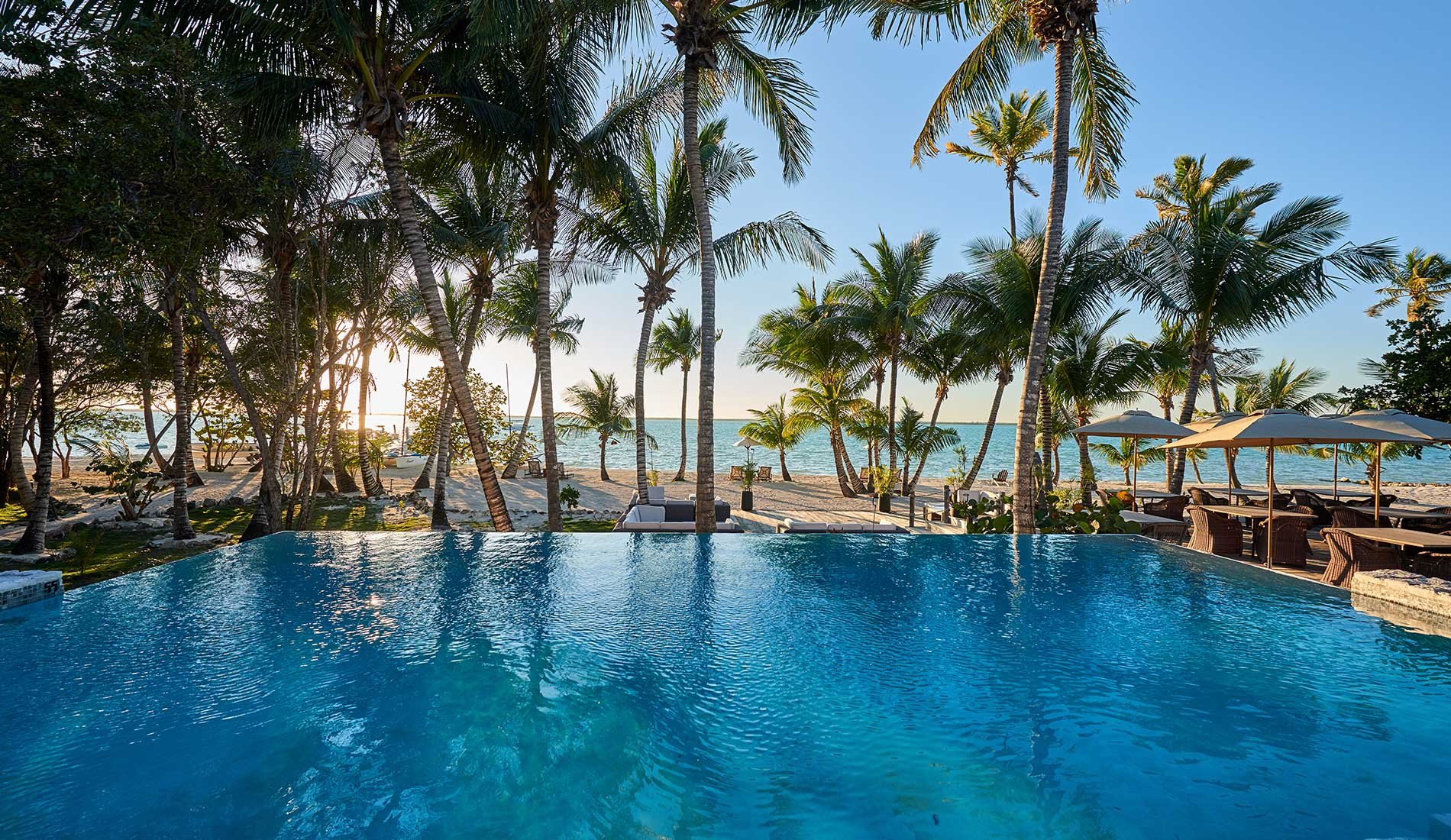 Hôtel de luxe Tiamo Resort 5* Caraïbes Bahamas piscine