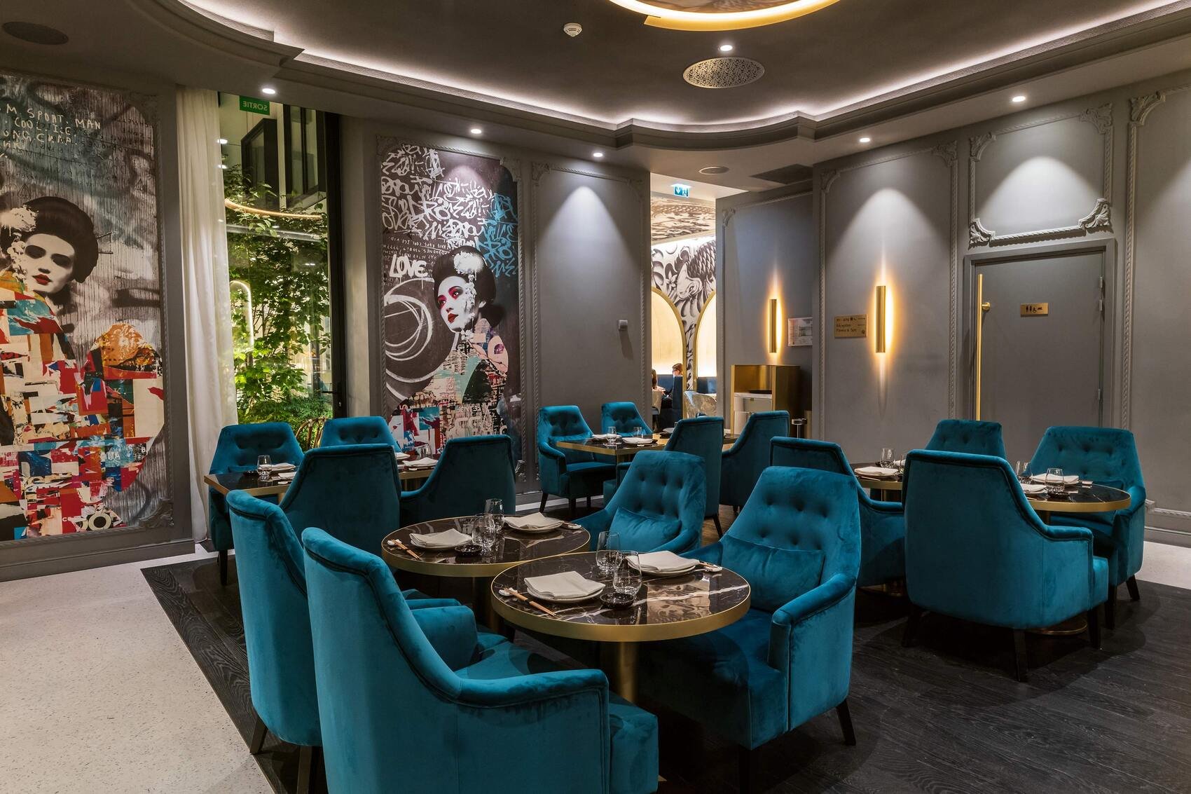 Luxury boutique hotel - Maison Albar Hotels Le Vendome 5 stars - bar Japanese restaurant Yakuza Chef Olivier Da Costa