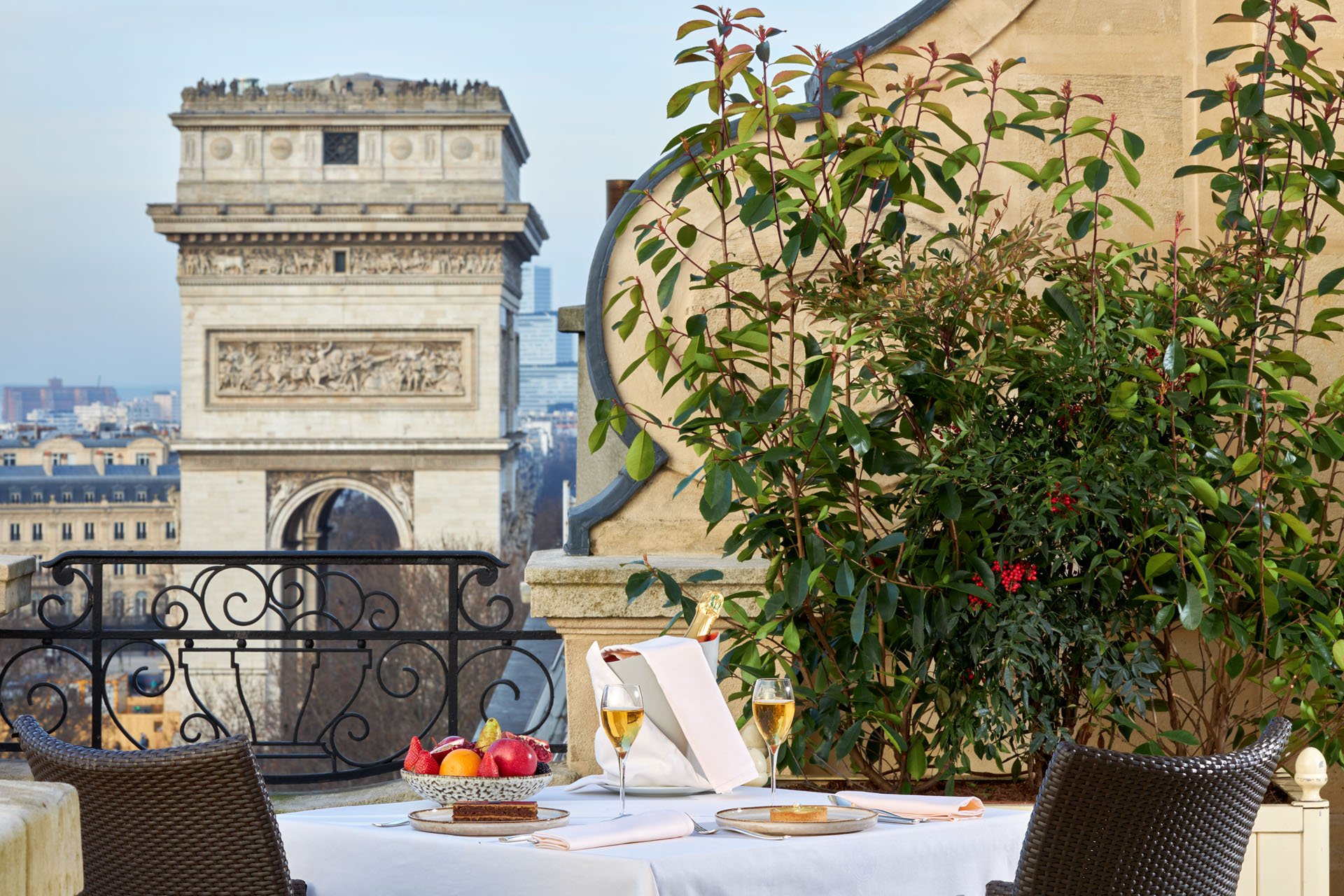 Hotel Raphael Paris Suite terrasse Arc de Triomphe