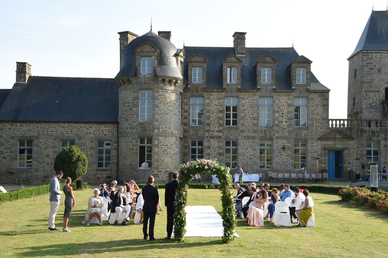 , Château du Bois Guy | Wedding garden
