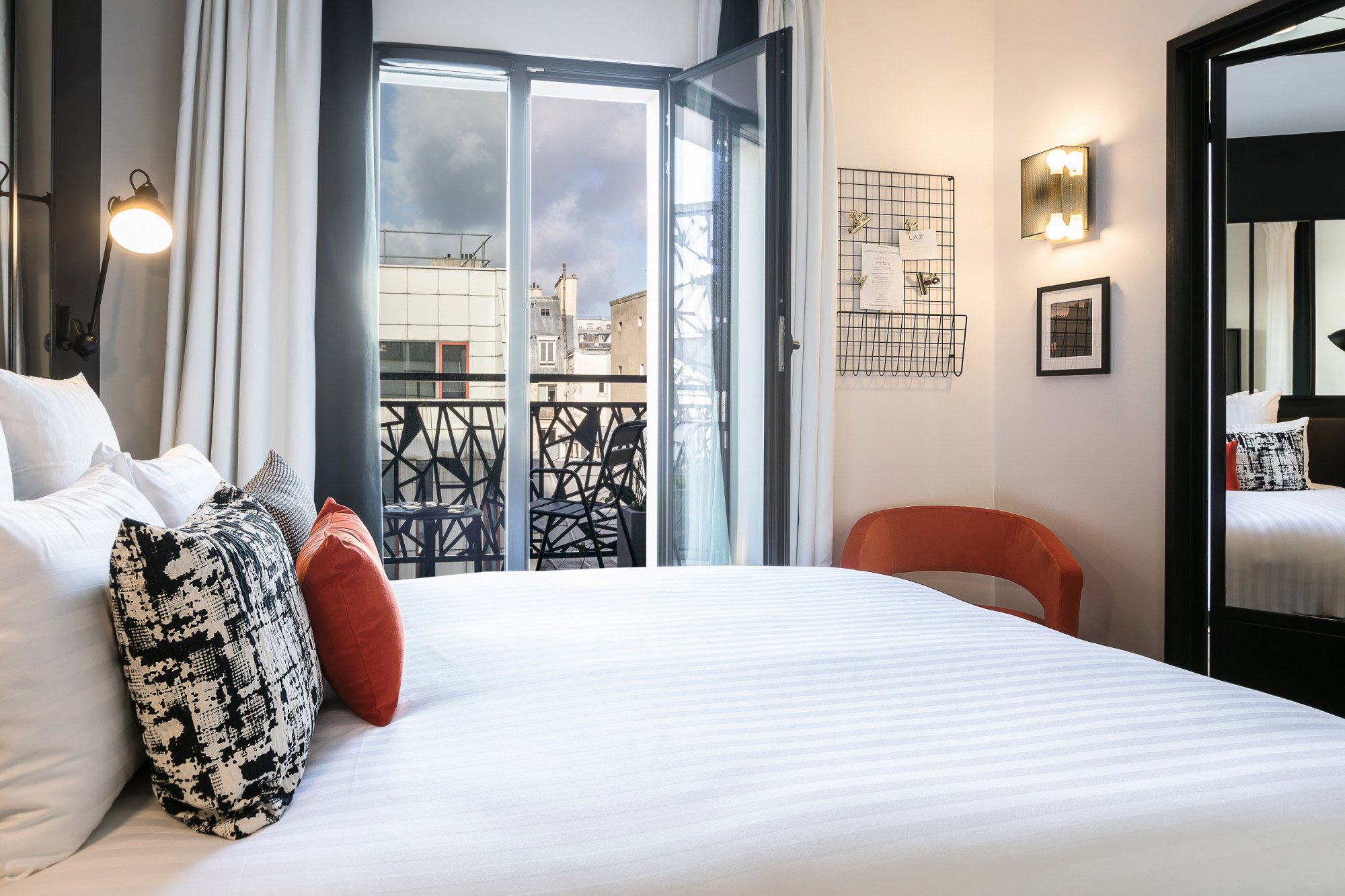 Chambre Cosy avec balcon du LAZ' Hotel Paris
