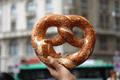 A pretzel, an Alsatian specialty