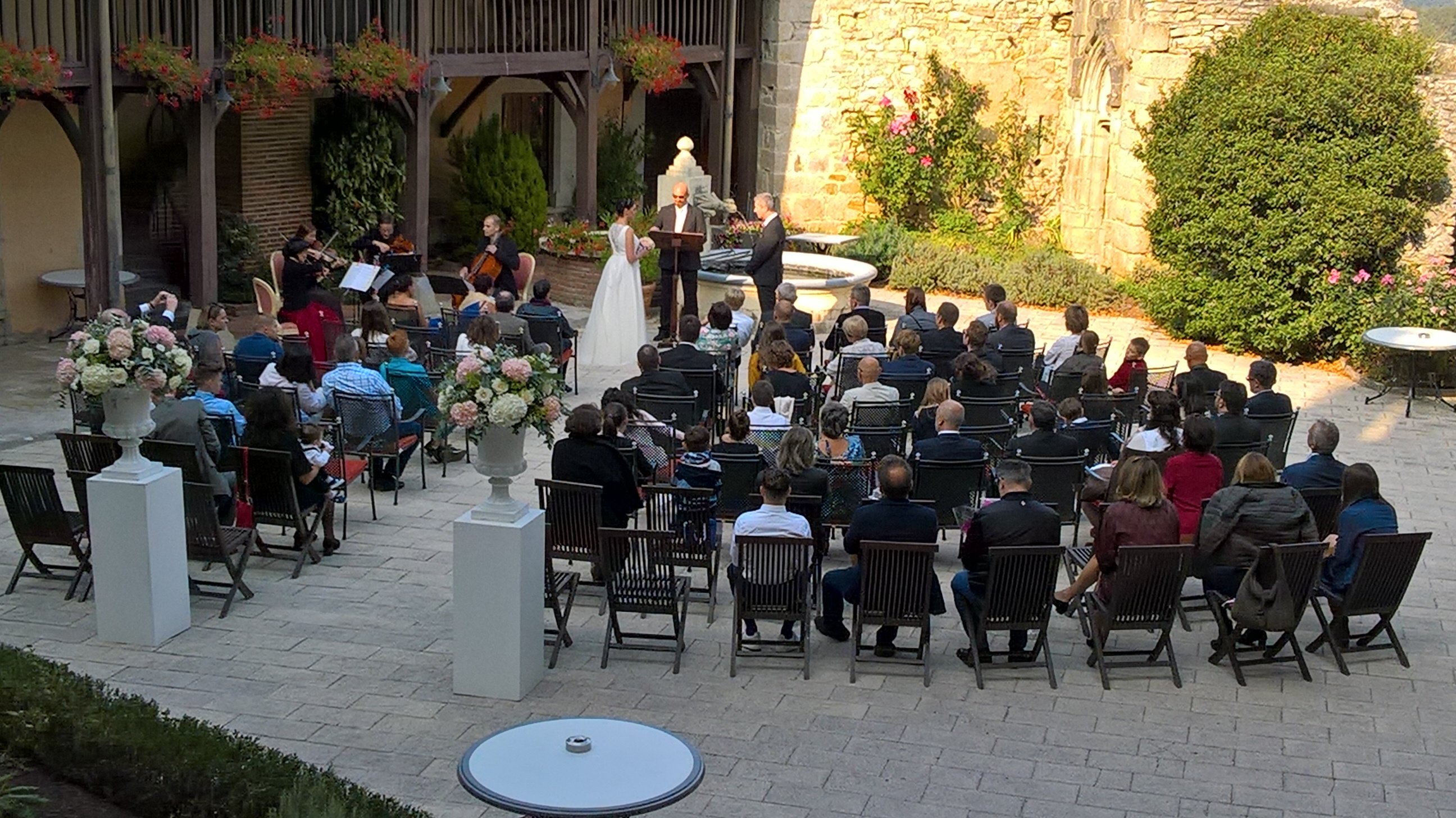 Wedding ceremony - terrace