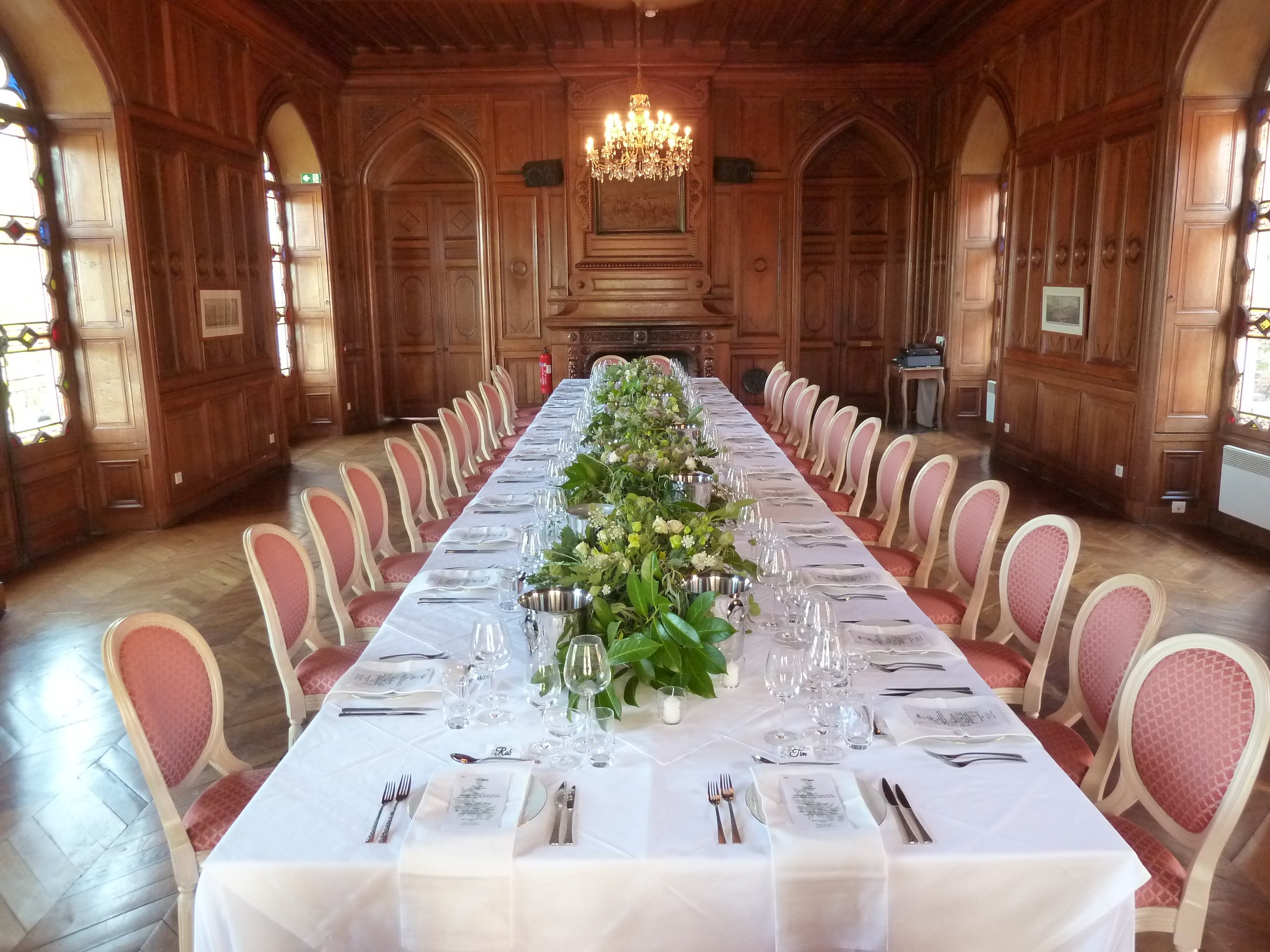 Grande salle mariage Château Maulmont