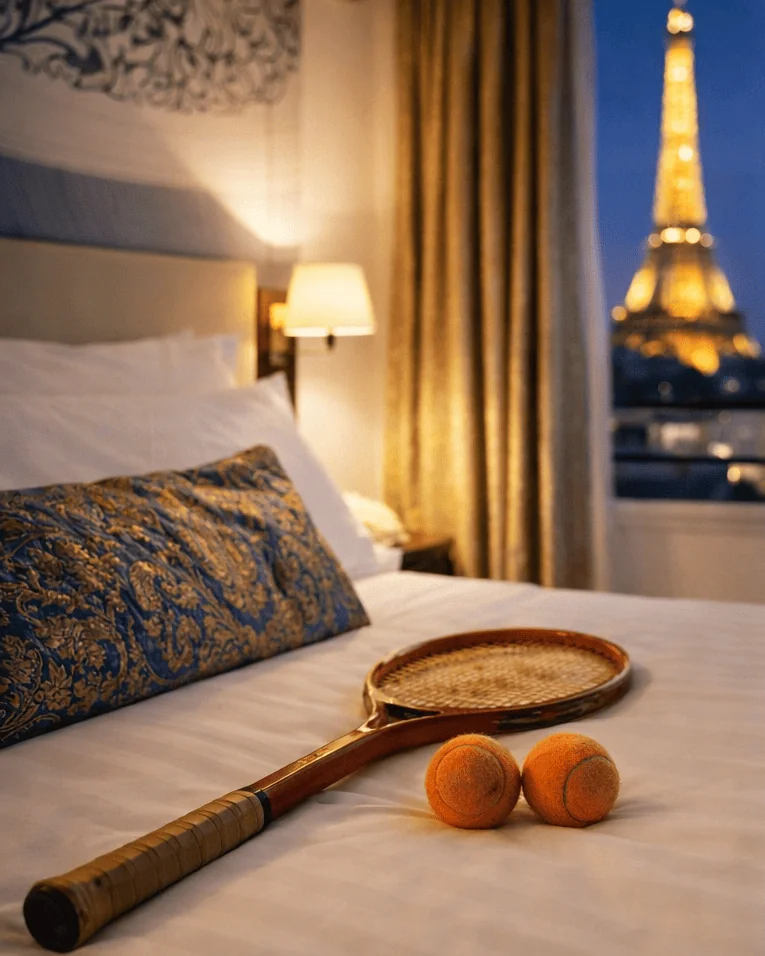Hôtel Gustave vue Tour Eiffel idéal tournoi Roland Garros Tennis Paris